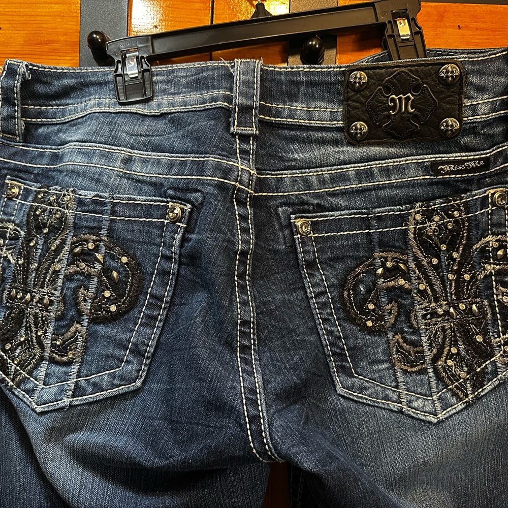 Miss Me Women's Blue Embellished Jeans
